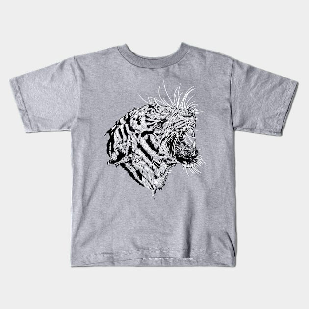 Tigers Kids T-Shirt by dezeight